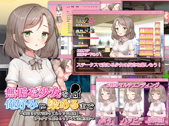 【日式SLG/互动养成/援交露出/PC】将纯真少女调教成我喜欢的模样～收留无家可归的少女并进行情色开发！宠爱还是欺凌全凭我的喜好～   AI汉化版 [PC]-破次元